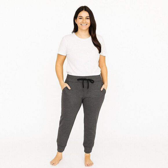 Spyder Women’s Joggers Medium Grey Stretch Comfort Pants Pockets Lounge - Picture 1 of 16